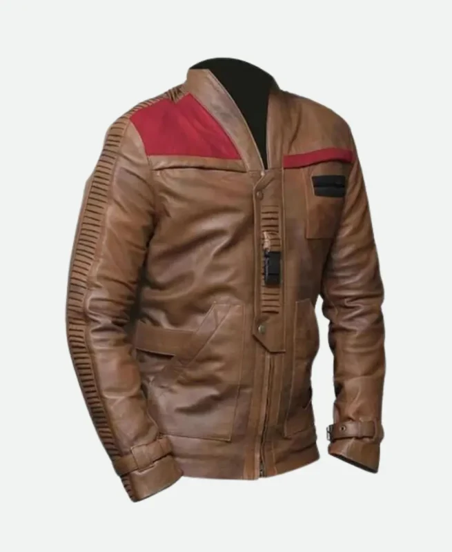 Finn Star Wars Leather Jacket side