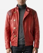 Akira Kaneda Vintage Red Leather Jacket