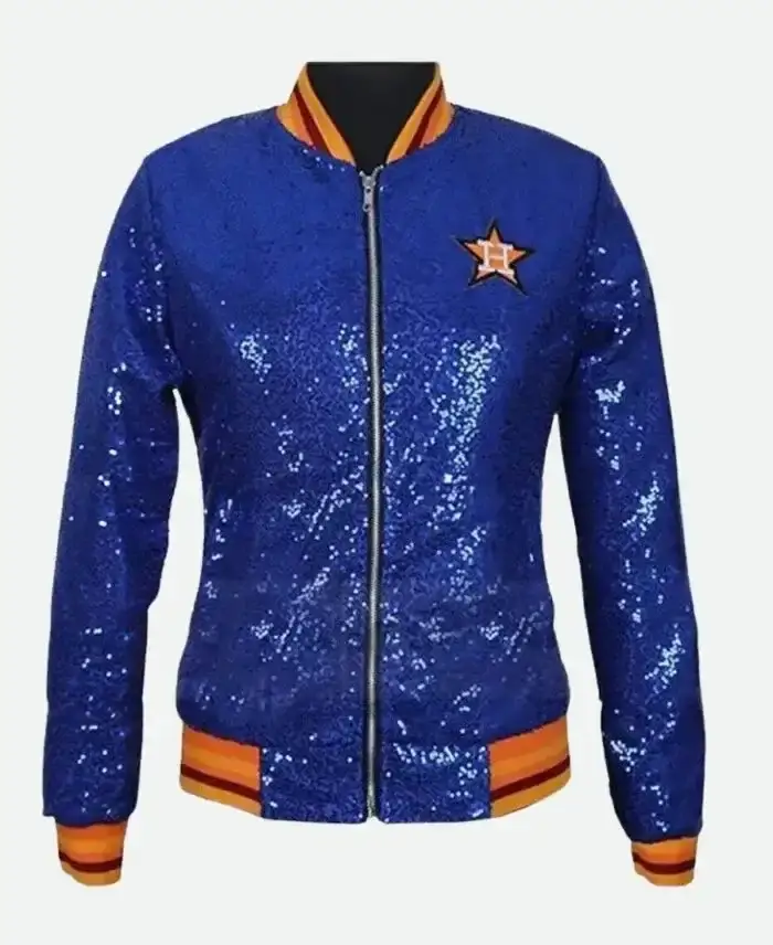 sequin bomber jacket astros sequin jacket