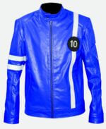 Ben 10 Leather Jacket Blue Front