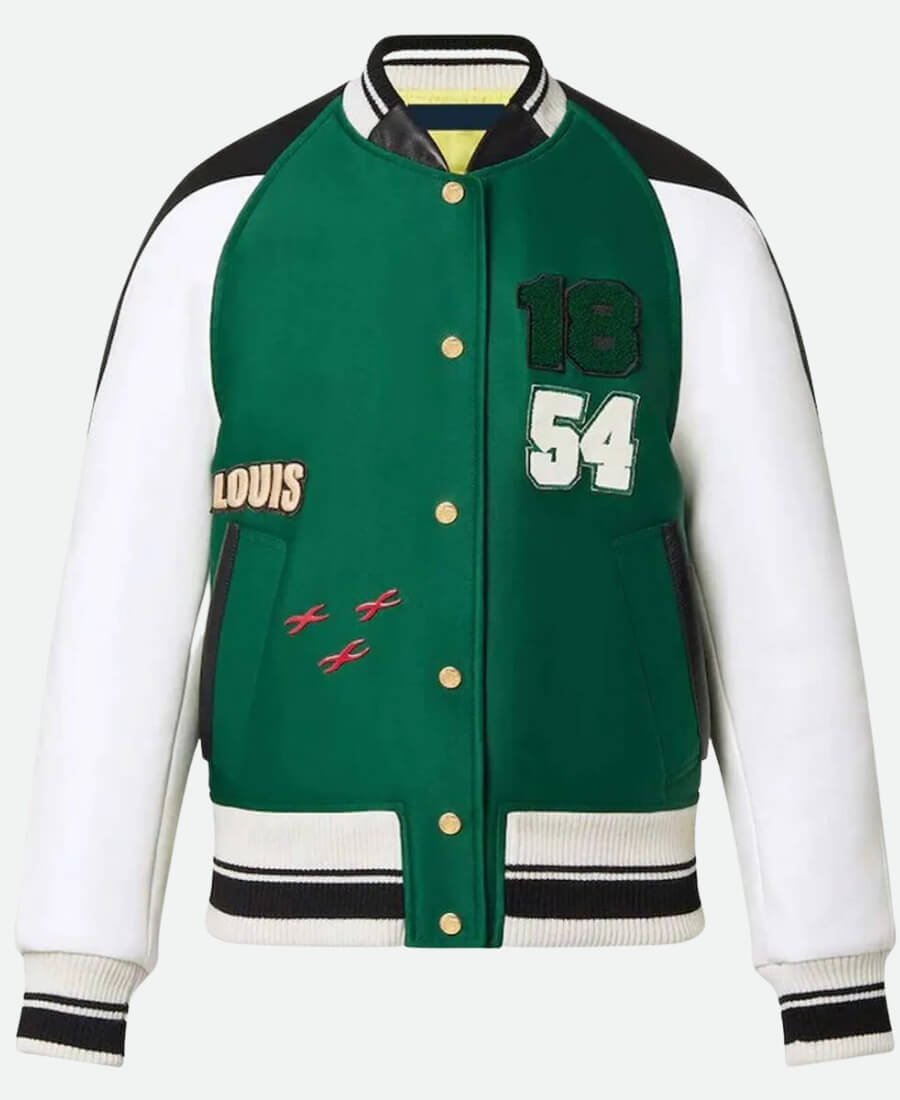 Louis Vuitton Dawn Staley 54 Green Varsity Jacket