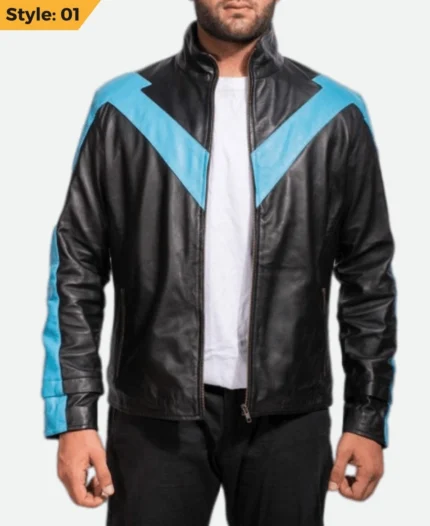 Dick Grayson Nightwing Leather Jacket