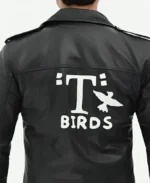 Grease T Birds Leather Jacket Back Closeup