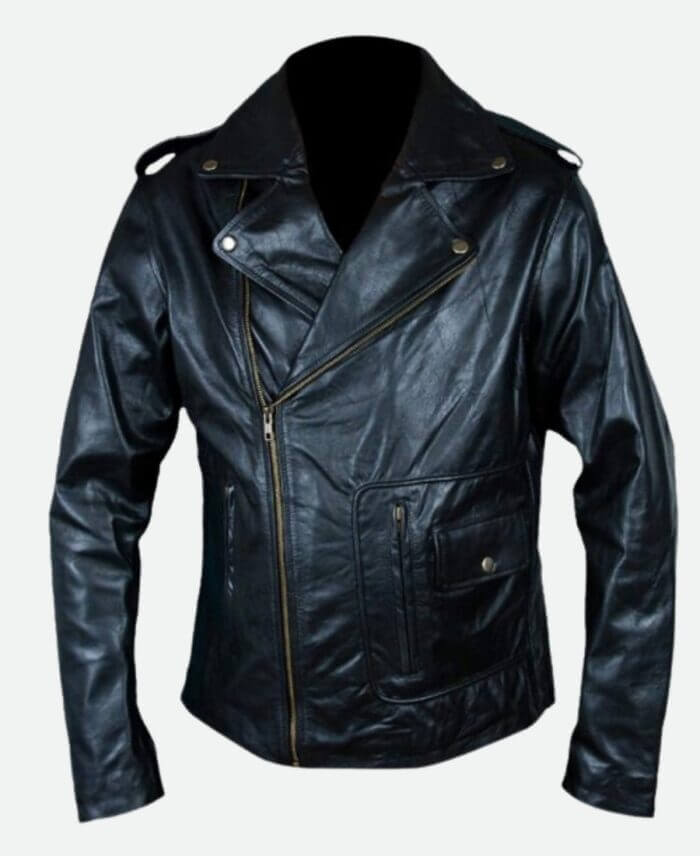 Grease T Birds Leather Jacket Back