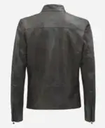 Han Solo Star Wars Black Leather Jacket Back