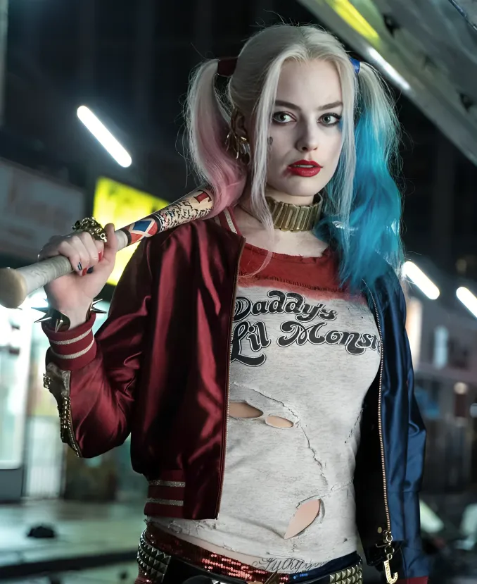 Margot Robbie Property of Joker Suicide Squad Jacket Harley Quinn Bomber Jacket