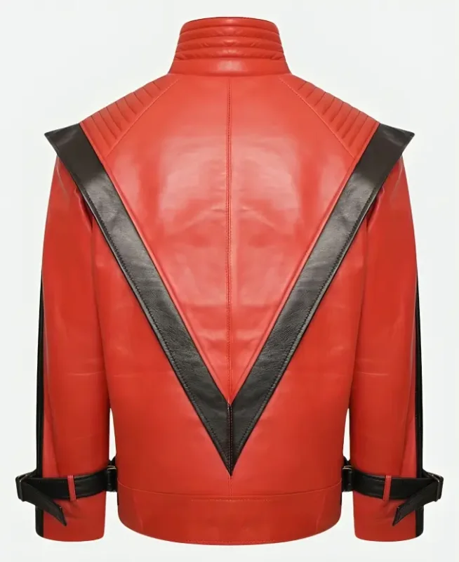 Michael Jackson Red Thriller Jacket Back