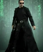 Keanu Reeves Black Trench Coat