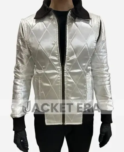 Ryan Gosling Drive Scorpion Bomber Jacket Open Front