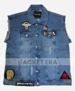 Stranger Things Eddie Munson Blue Denim Vest