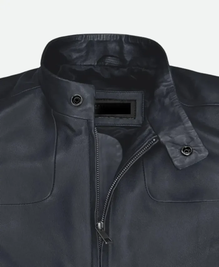 Tom Cruise Mission Impossible Fallout Leather Jacket Detail Image