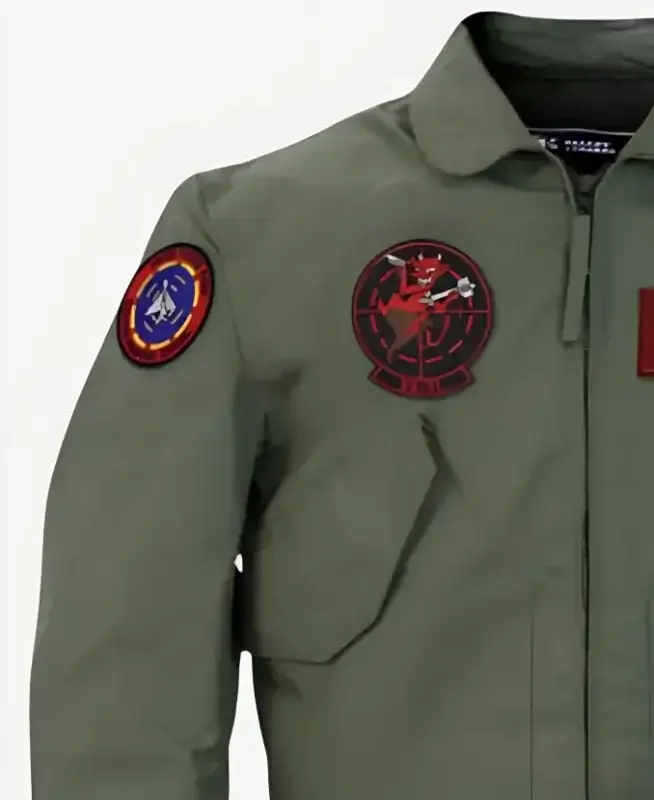 Top Gun Maverick CWU-36P Flight Jacket detail