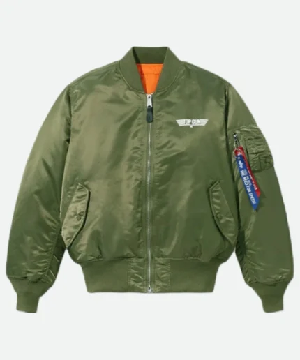 Top Gun Maverick MA1 Green Bomber Jacket