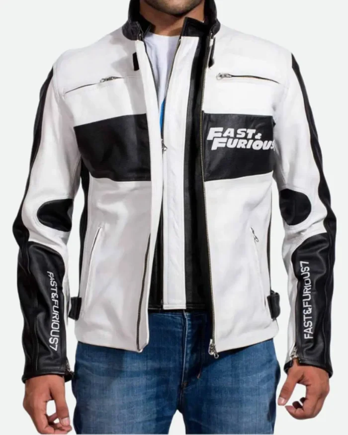 Vin Diesel Fast And Furious 7 Motorcycle Jacket