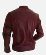 Vin Diesel Fast And Furious Red Leather Jacket Back