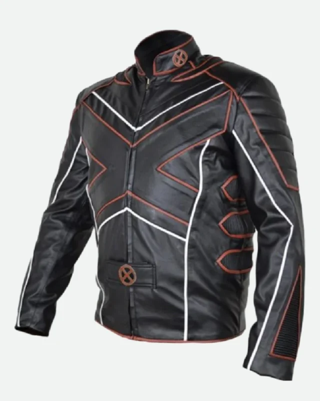 X-Men 2 United Wolverine Motorcycle Jacket Back Side