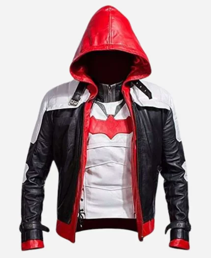 Bat Logo Red Hood Arkham Knight Jacket