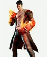 Devil May Cry Dante Leather Trench Coat