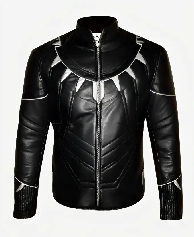 black panther jacket front