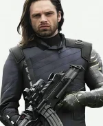 Avengers Infinity War Bucky Barnes Leather Jacket