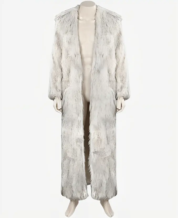 Ryan Gosling Barbie White Fur Coat