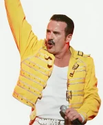Freddie Mercury Concert Yellow Leather Jacket