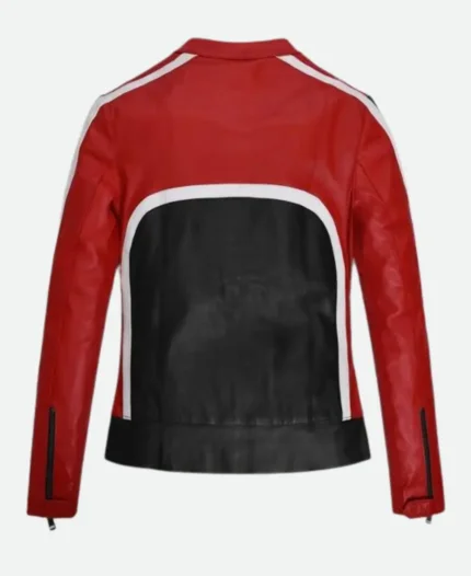 Money Heist Tokyo Leather Jacket Back