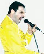 Freddie Mercury Yellow Leather Jacket