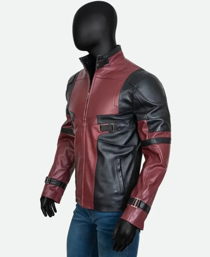 Ryan Reynolds Deadpool Leather Jacket Other Side