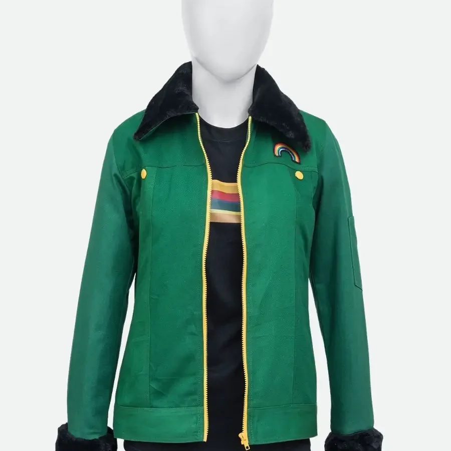 Sex Education Ola Nyman Green Jacket - Jacket Era