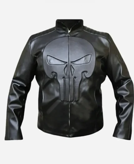 Thomas Jane The Punisher Frank Castle Black Leather Jacket