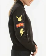 pokemon pikachu varsity jacket side