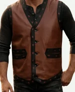 The Warriors James Remar (Ajax) Leather Vest