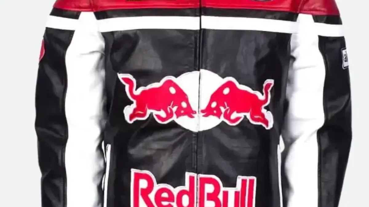 Redbull Motorcycle Leather Jacket deals 100% Red Leather Biker Jacket (XXL)