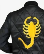 Ryan Gosling Scorpion Black Drive Jacket Patch Closer