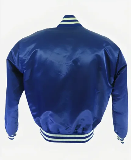 Sofia Carson Brooklyn Dodger Jacket Back