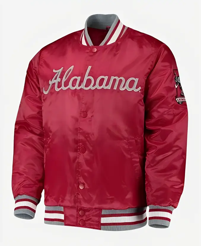 Alabama Crimson Tide letterman Red jacket