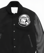 Billionaire Boys Club Black Stencil Jacket Front Closer