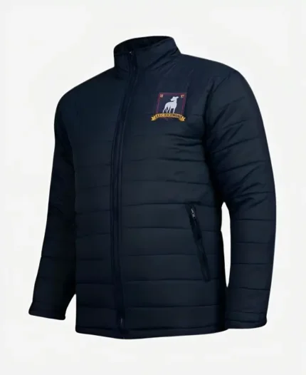 Jason Sudeikis Ted Lasso Puffer Jacket Side