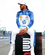 Miami GP F1 Scuderia Ferrari 2025 Suit White Blue