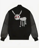 For All The Dogs Varsity Jacket Back