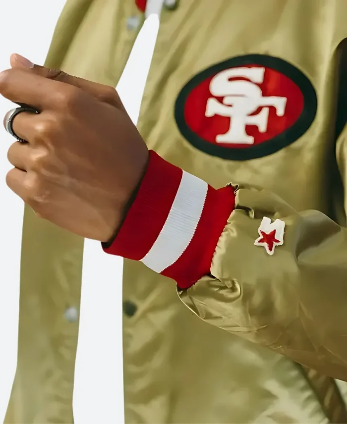 San Francisco 49Ers Gold Starter Jacket