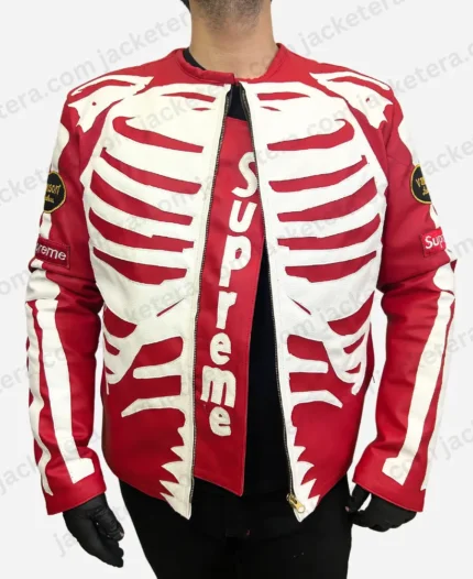 Skeleton Supreme Vanson Leather Jacket