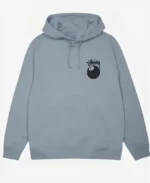 Stussy 8 Ball Hoodie Grey Front