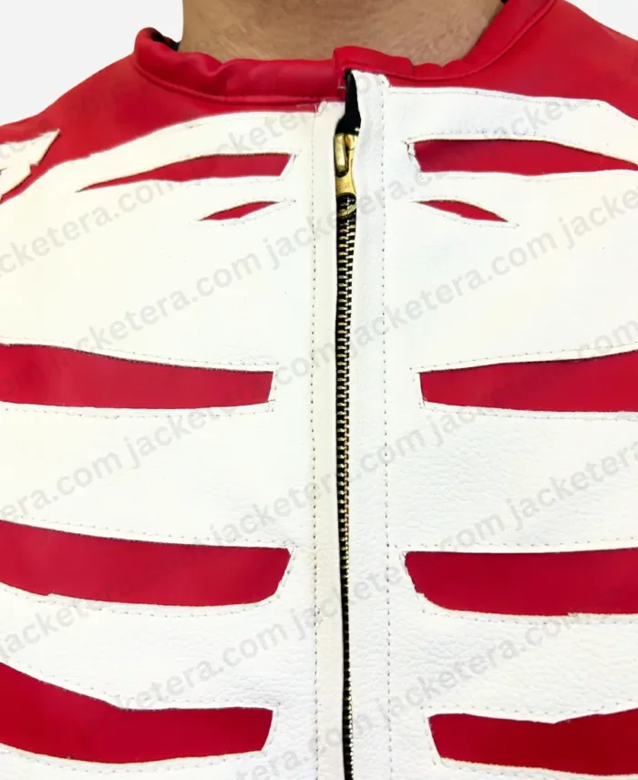 Supreme Vanson Leather Bones Red Jacket