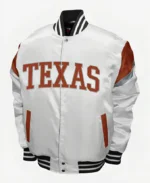 Texas Longhorns letterman white jacket