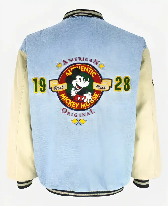 Vintage Disney Mickey Mouse Denim Jacket back