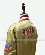 San Francisco 49ers Gold Varsity Jacket