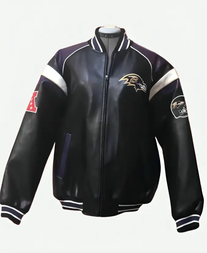 Bartolemo Baltimore Ravens NFL Leather Jacket