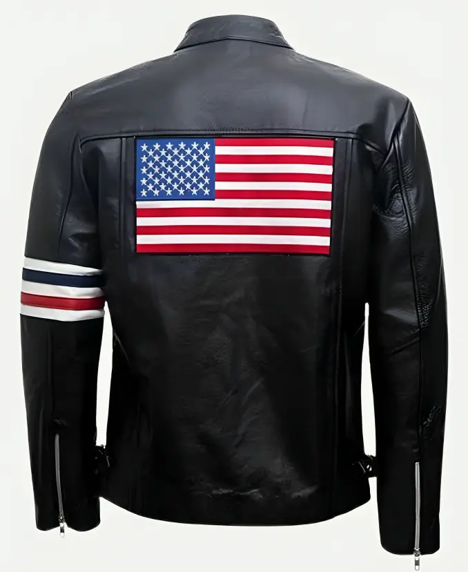 Captain America Easy Rider Jacket Back